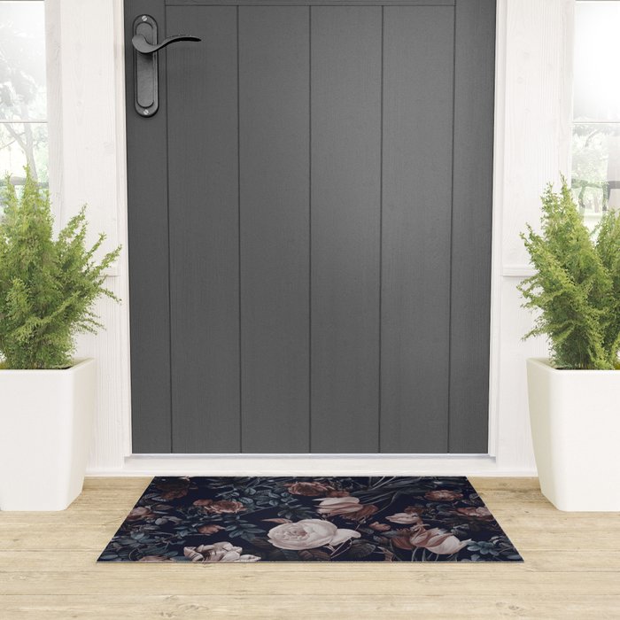Night Forest XXV Welcome Mat Gallery Image 3