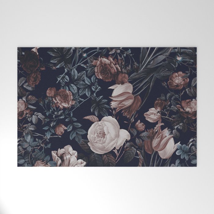 Night Forest XXV Welcome Mat Gallery Image 1