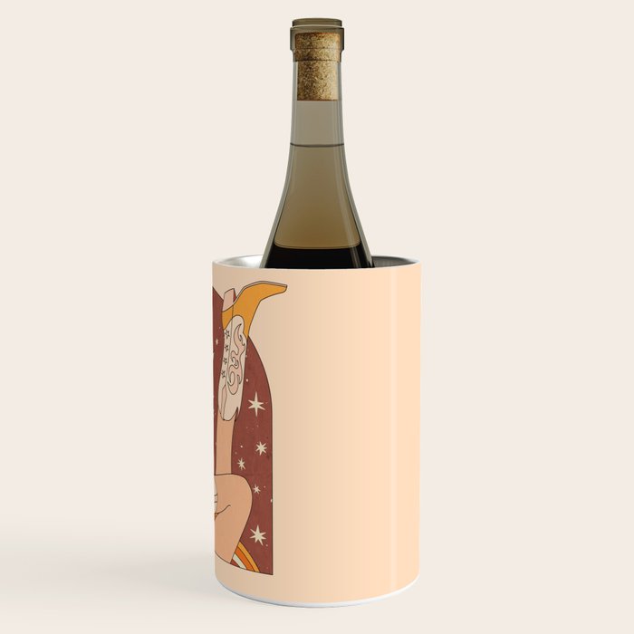 Neutral 70s Western Boots Wine Chiller Gallery Image 3