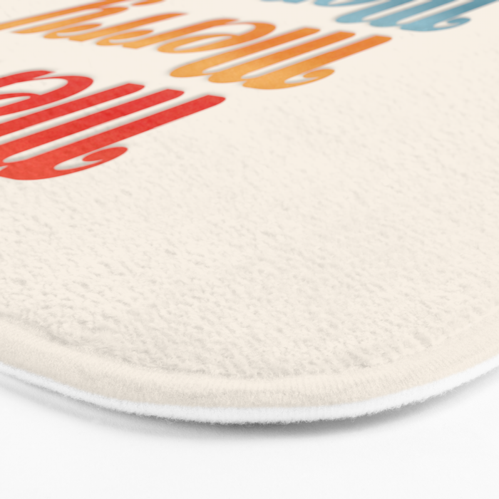 Merry typography Bath Mat Gallery Image 3