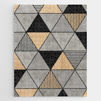 Concrete and Wood Triangles 2 Jigsaw Puzzle Gallery Image 1