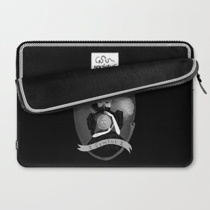 Gemini Witchy Zodiac Laptop Sleeve Gallery Image 2