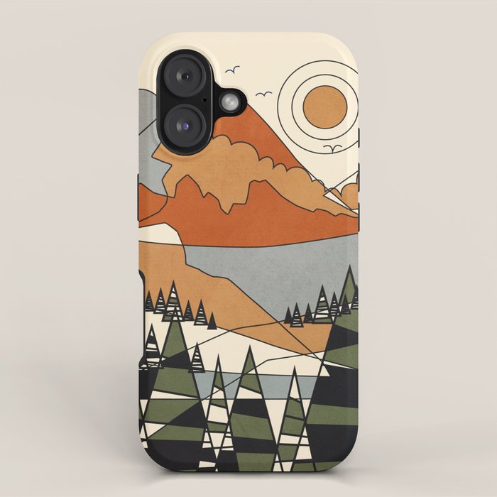 Wild Abstract Landscape 3 iPhone Case Gallery Image 1