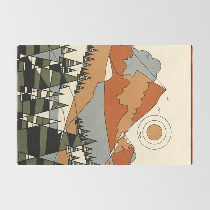 Wild Abstract Landscape 3 Rug Gallery Image 2