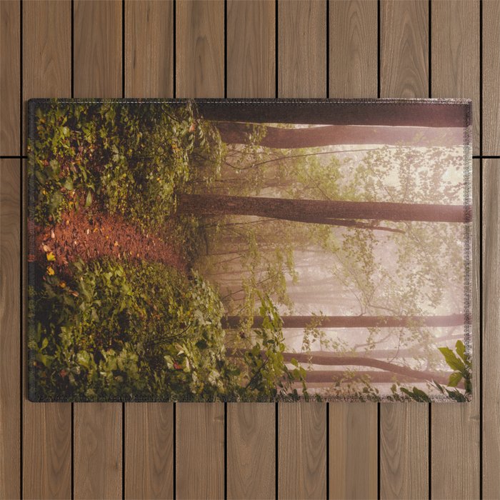 Smoky Mountain Forest Adventure II - National Park Nature Photography Outdoor Rug Gallery Image 1