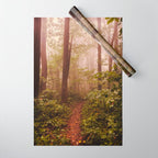 Smoky Mountain Forest Adventure II - National Park Nature Photography Wrapping Paper Gallery Image 1