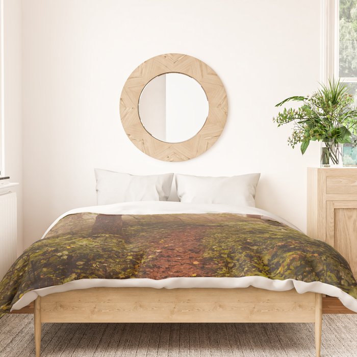 Smoky Mountain Forest Adventure II - National Park Nature Photography Duvet Cover Gallery Image 3