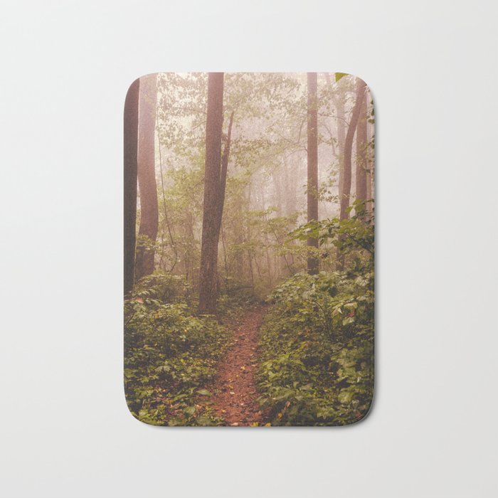 Smoky Mountain Forest Adventure II - National Park Nature Photography Bath Mat Gallery Image 1