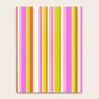 Classic Stripes XVIII - Y2K Pink and Green Notebook Gallery Image 4