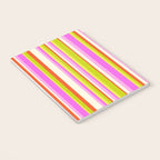 Classic Stripes XVIII - Y2K Pink and Green Notebook Gallery Image 3