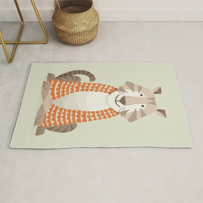 Whimsical Tiger Rug Gallery Image 1