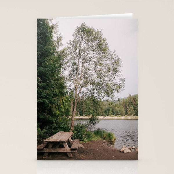 Picnic Lake Stationery Card Gallery Image 1