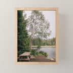 Picnic Lake Mini Art Print Gallery Image 1