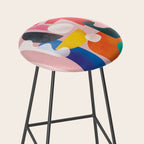 Abstract Modern Art 23  Stool Gallery Image 2