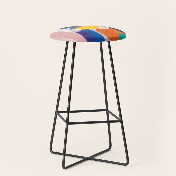 Abstract Modern Art 23  Stool Gallery Image 1