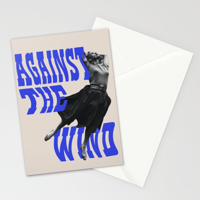 Against the Wind Stationery Card Gallery Image 2