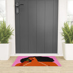 Green Tulip Welcome Mat Gallery Image 3
