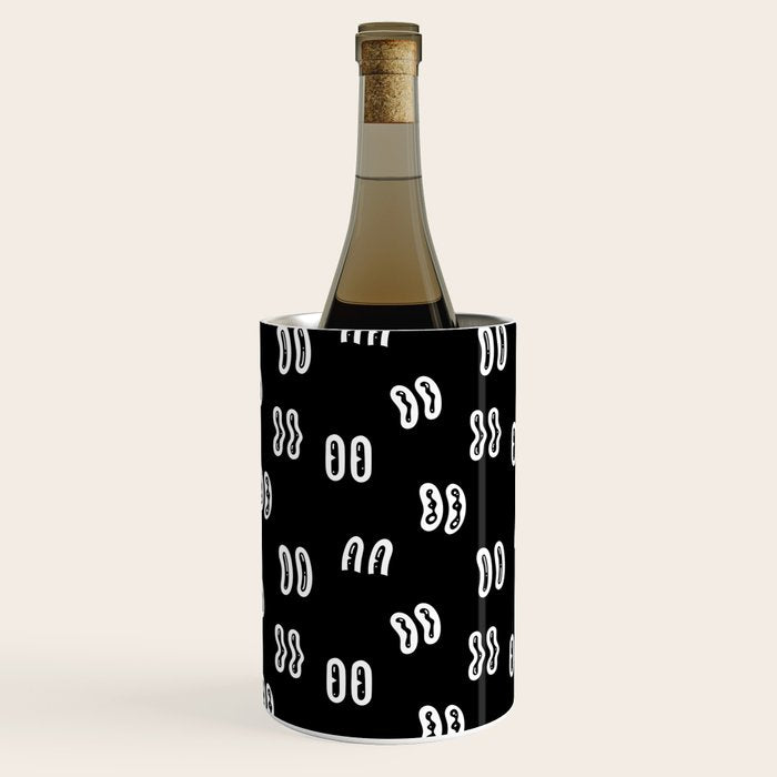 Vintage eye cartoon pattern Wine Chiller Gallery Image 1