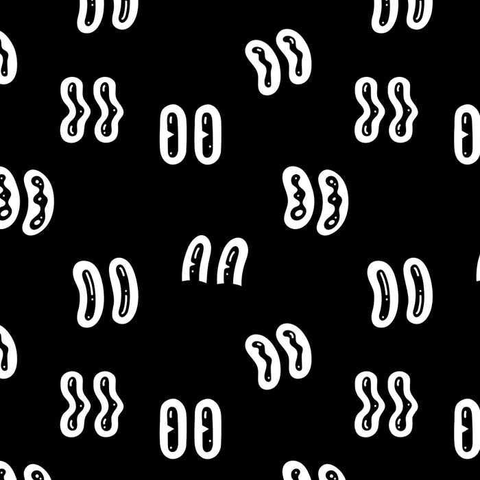 Vintage eye cartoon pattern Coffee Mug Gallery Image 2