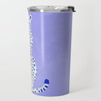 Periwinkle Cheetah Travel Mug Gallery Image 2