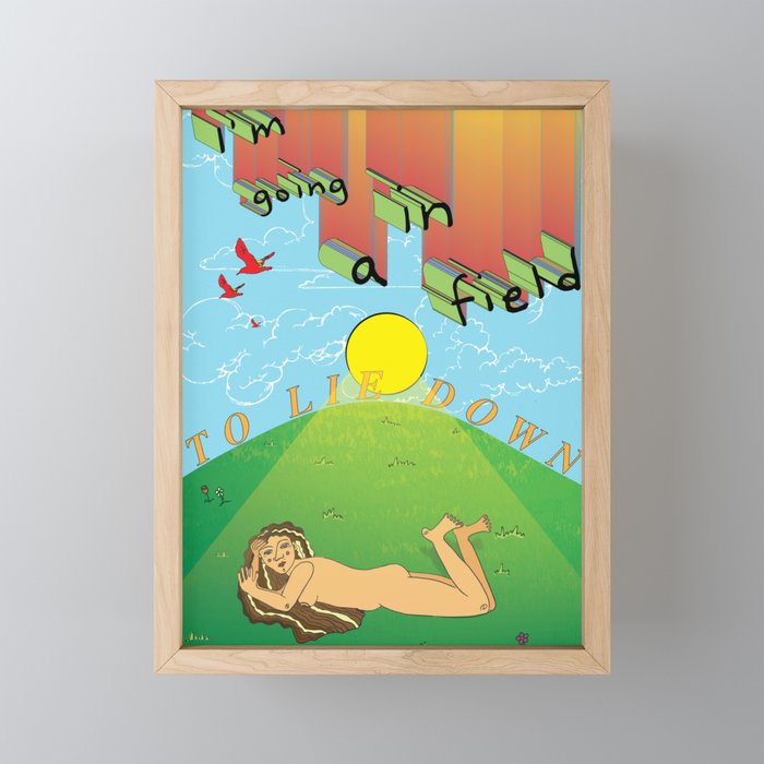 i'm going in a field Mini Art Print Gallery Image 1