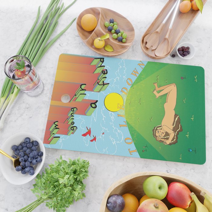 i'm going in a field Cutting Board Gallery Image 2