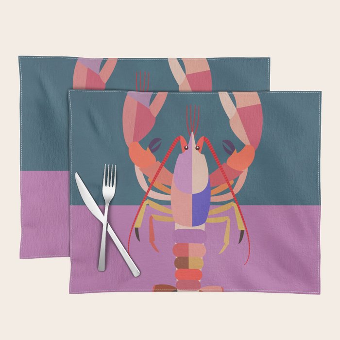 Abstract Lobster Placemat Gallery Image 1