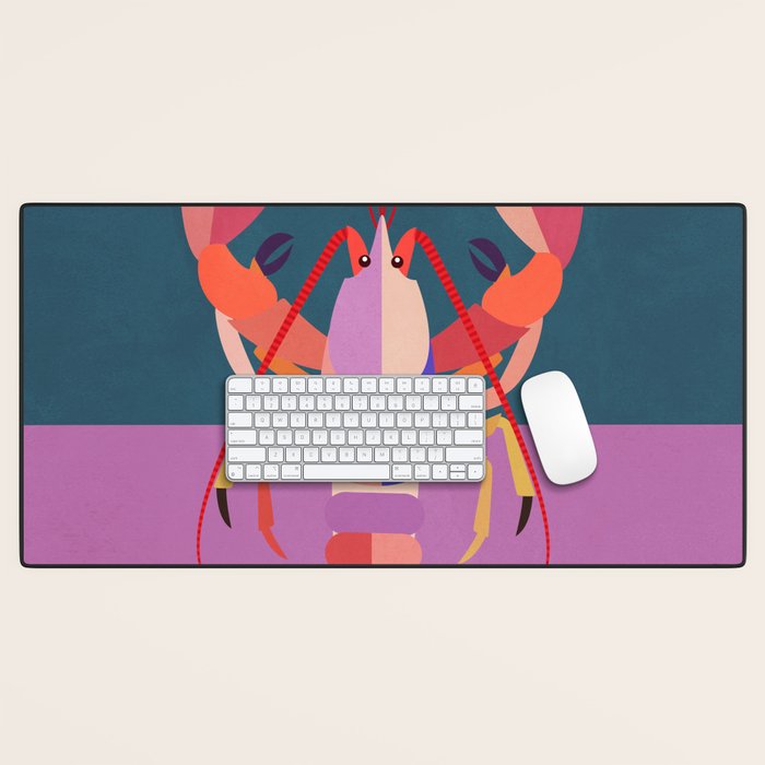 Abstract Lobster Desk Mat Gallery Image 1