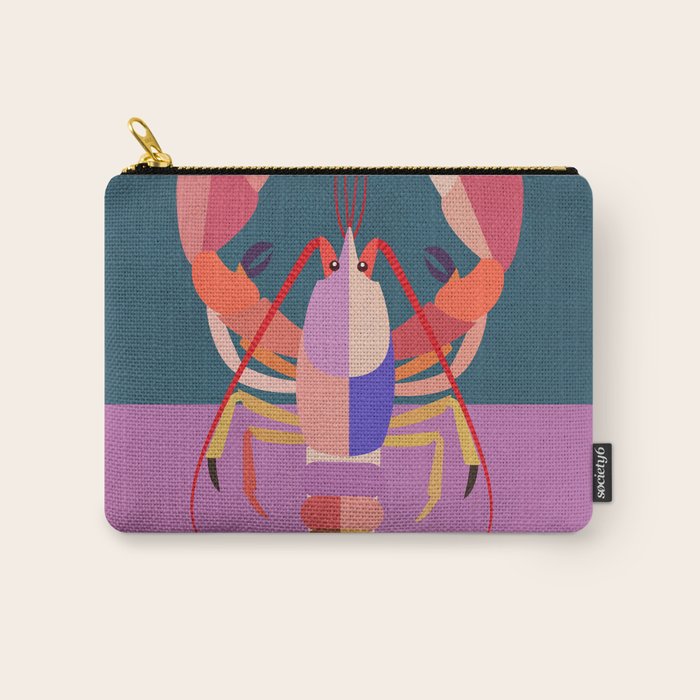 Abstract Lobster Carry All Pouch Gallery Image 1