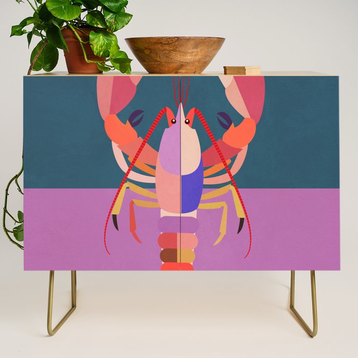 Abstract Lobster Credenza Gallery Image 1