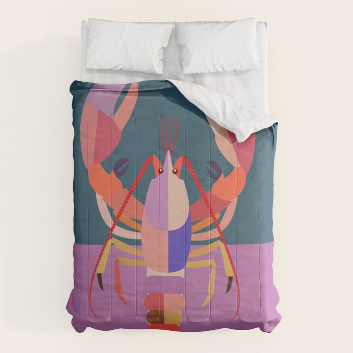 Abstract Lobster Comforter Gallery Image 1