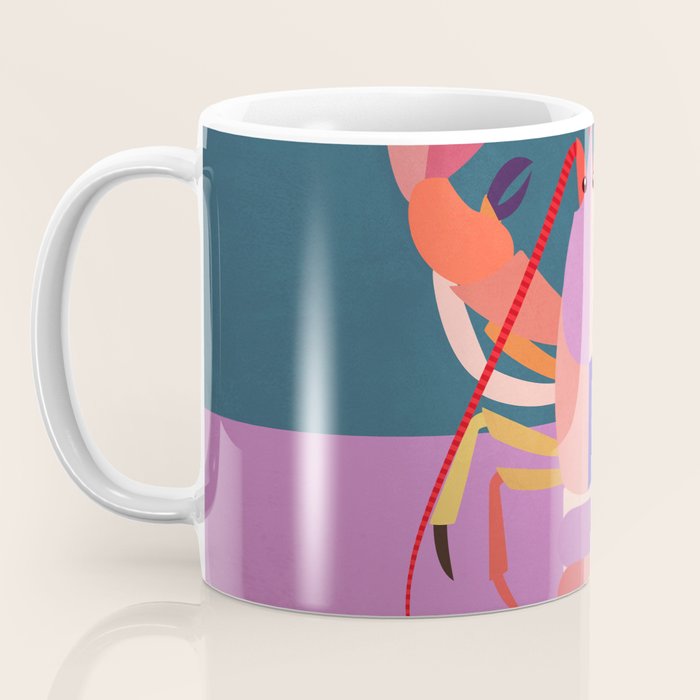 Abstract Lobster Coffee Mug Gallery Image 3