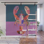 Abstract Lobster Wall Mural Gallery Image 1
