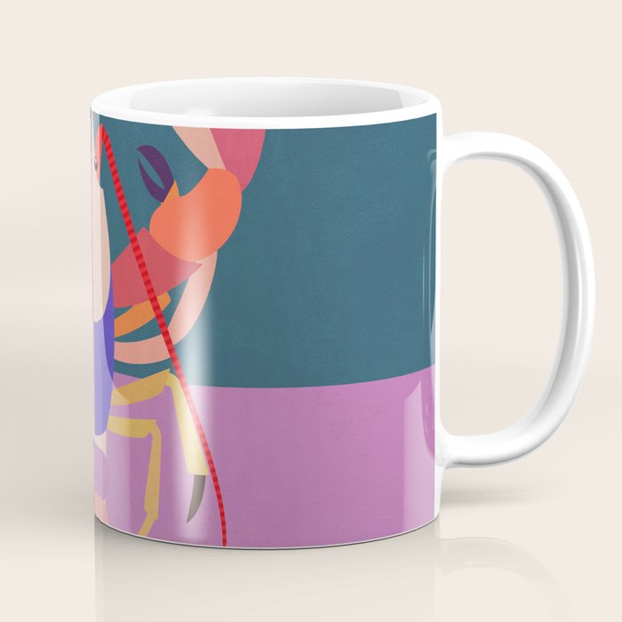 Abstract Lobster Coffee Mug Gallery Image 1