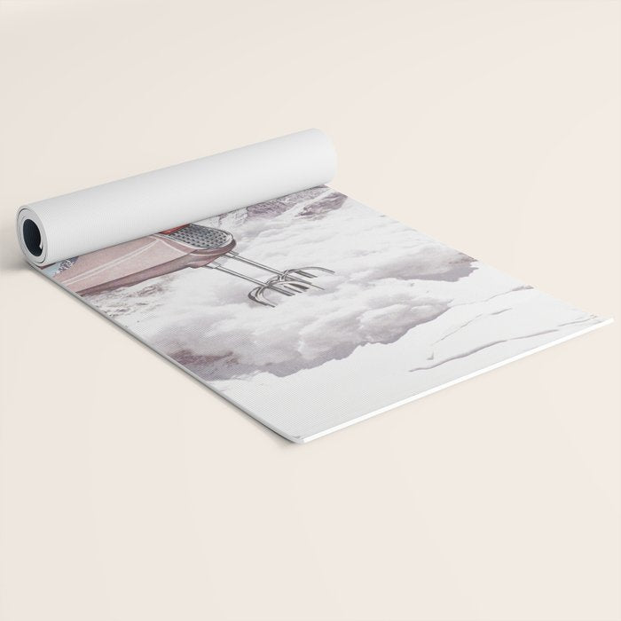 Doris Whisker II - Avalanche Whipped Cream Mountain Yoga Mat Gallery Image 2