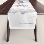Doris Whisker II - Avalanche Whipped Cream Mountain Table Runner Gallery Image 1