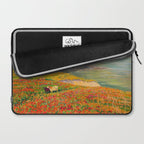 Václav Radimský (1867-1946) Normandy coast in bloom Impressionist Landscape Painting Bright Colors Laptop Sleeve Gallery Image 2