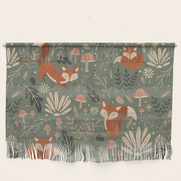 Wild Foxes Wall Hanging Gallery Image 1