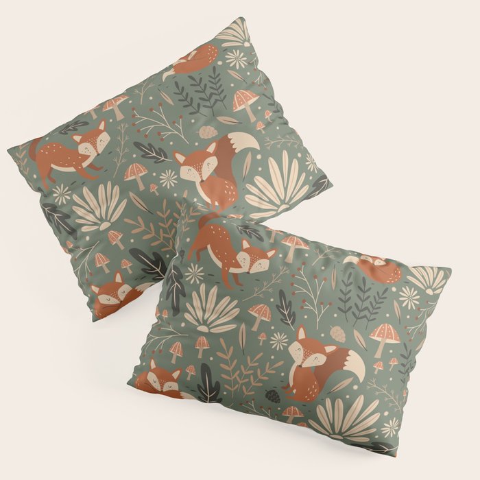 Wild Foxes Pillow Sham Gallery Image 3