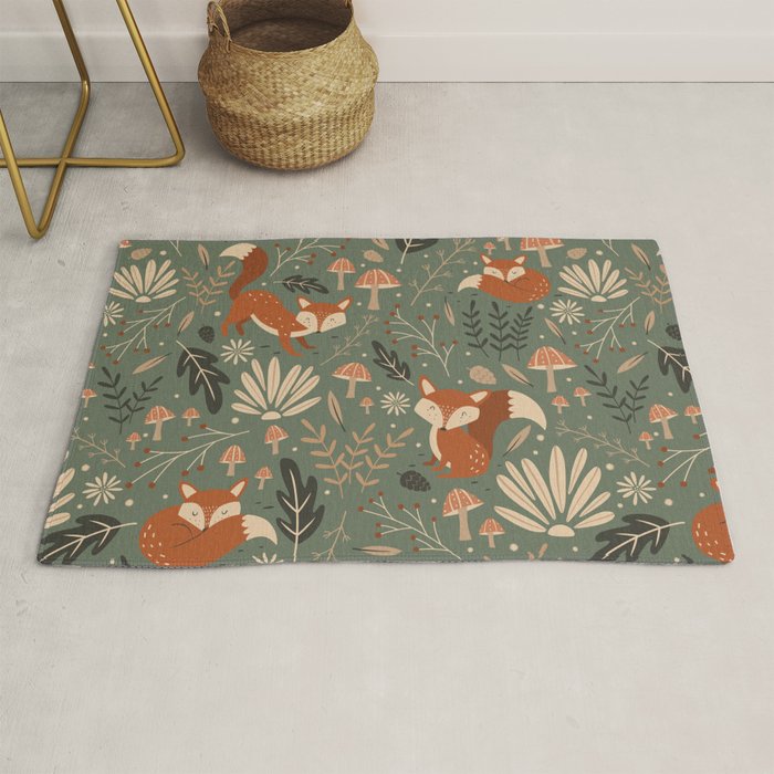 Wild Foxes Rug Gallery Image 1