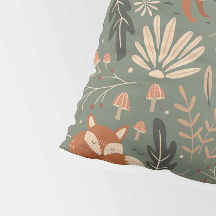 Wild Foxes Pillow Sham Gallery Image 4