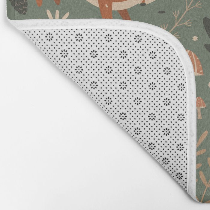 Wild Foxes Bath Mat Gallery Image 2