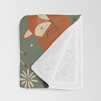 Wild Foxes Throw Blanket Gallery Image 3