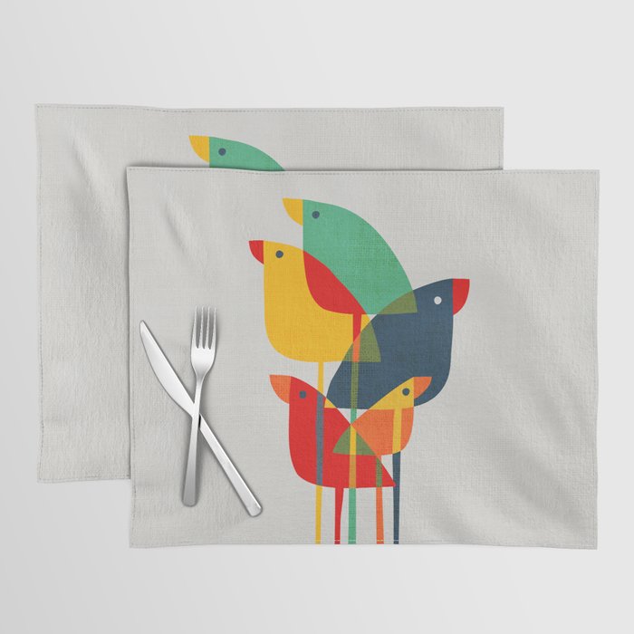 Little birds Placemat Gallery Image 1