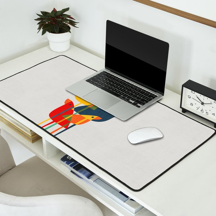 Little birds Desk Mat Gallery Image 2