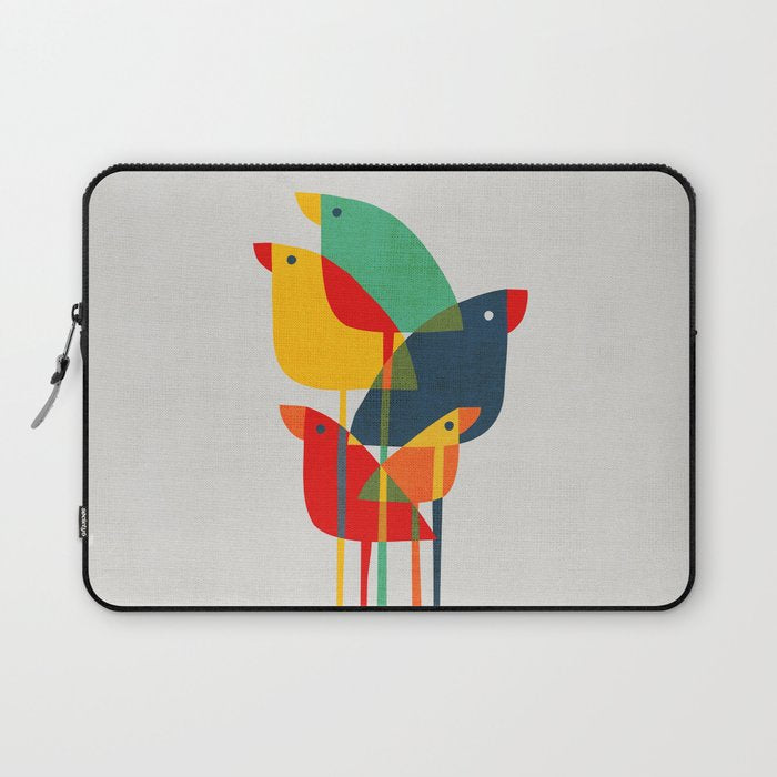 Little birds Laptop Sleeve Gallery Image 1