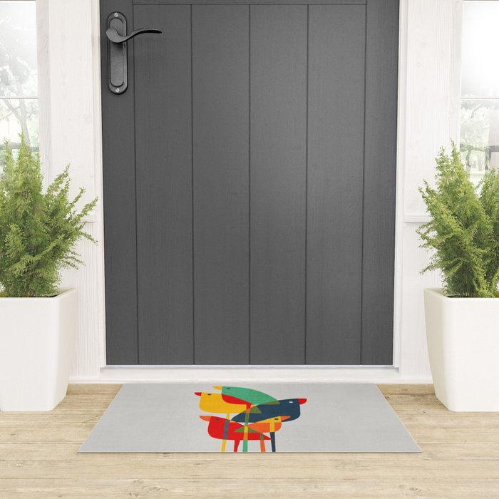 Little birds Welcome Mat Gallery Image 3