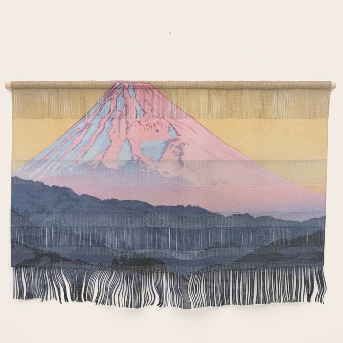 Yoshida Toshi 1911 1995 Mt Fuji from Nagaoka Morning  Wall Hanging Gallery Image 1