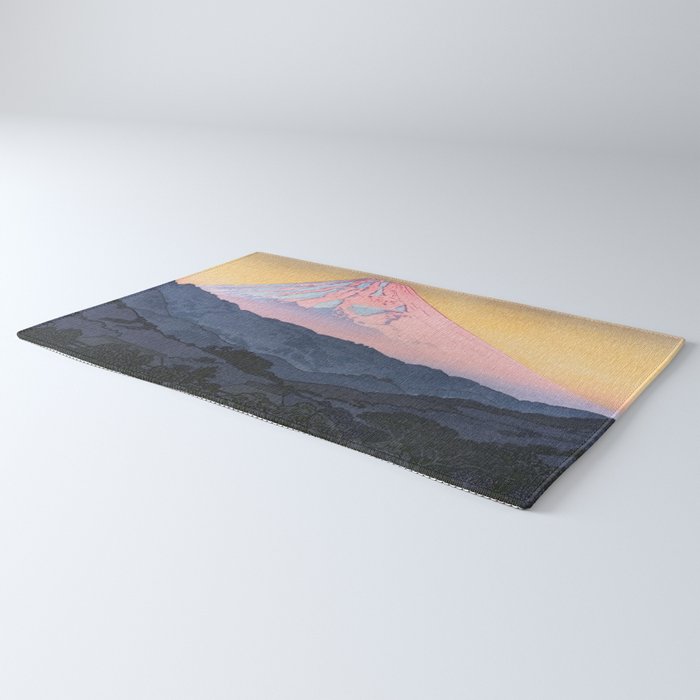 Yoshida Toshi 1911 1995 Mt Fuji from Nagaoka Morning  Rug Gallery Image 3