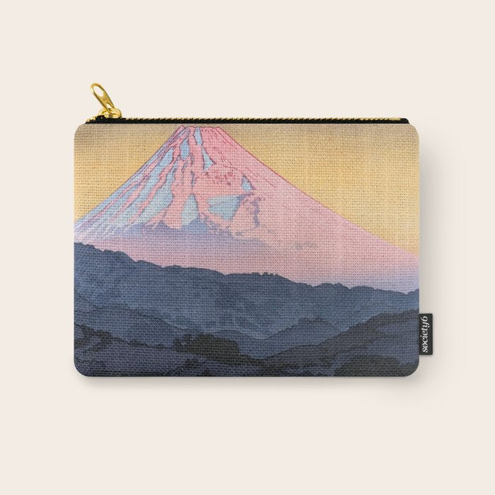 Yoshida Toshi 1911 1995 Mt Fuji from Nagaoka Morning  Carry All Pouch Gallery Image 1